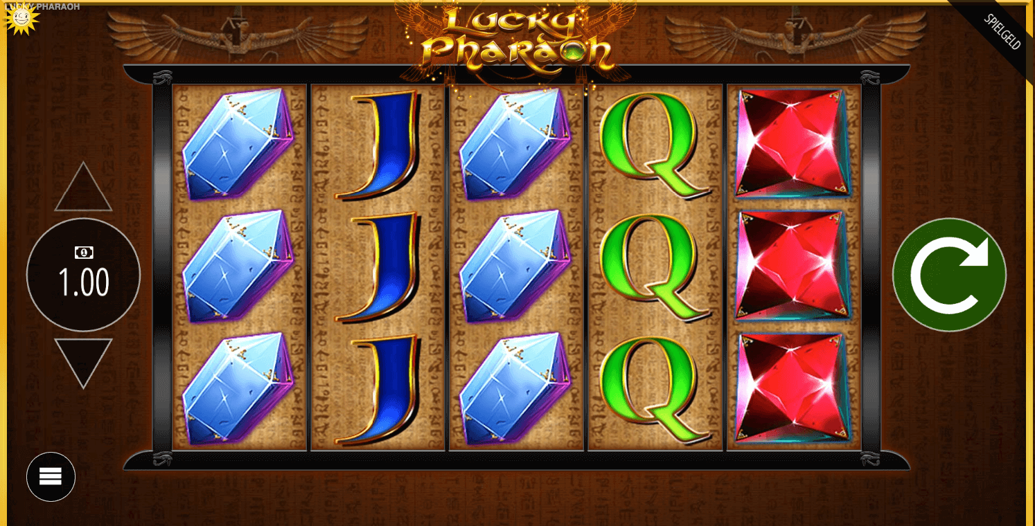 Lucky Pharaoh Bonus Code – Blueprint Gaming Aktionen