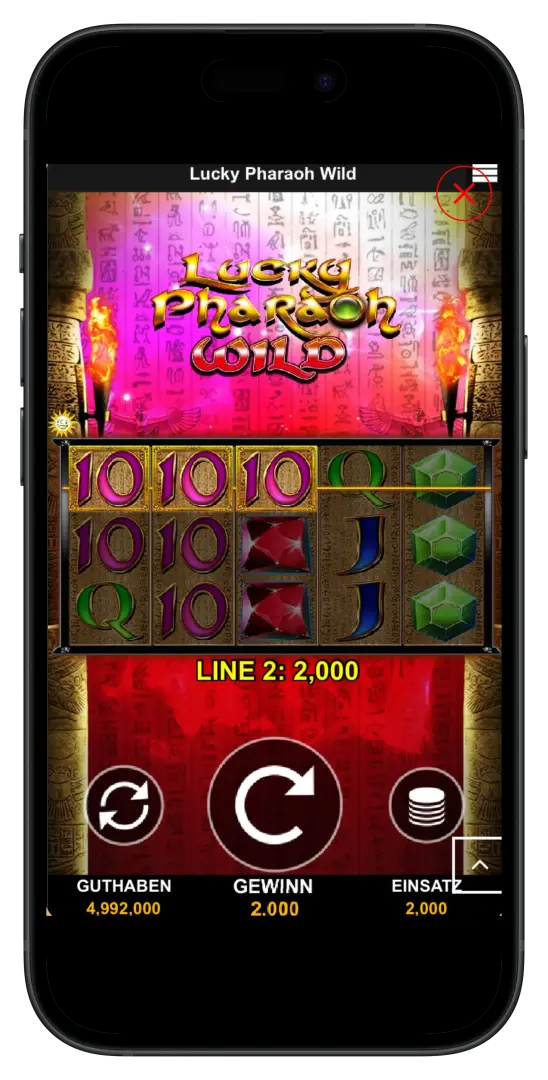 Lucky Pharaoh App – Sicher mobil im Online Casino spielen